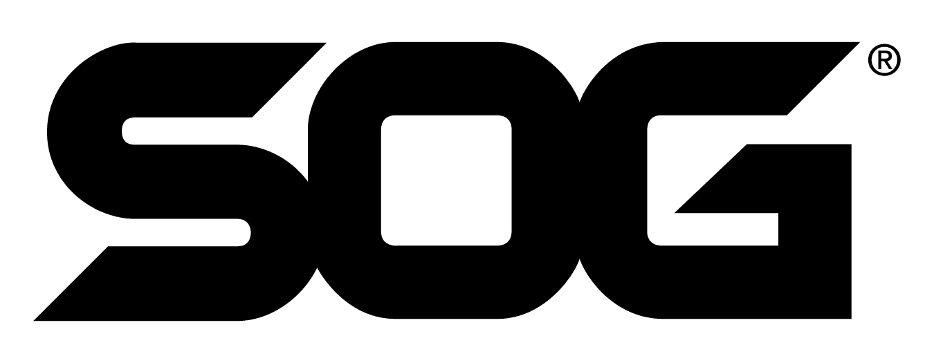 SOG brand logo (black wordmark with registered trademark symbol)
